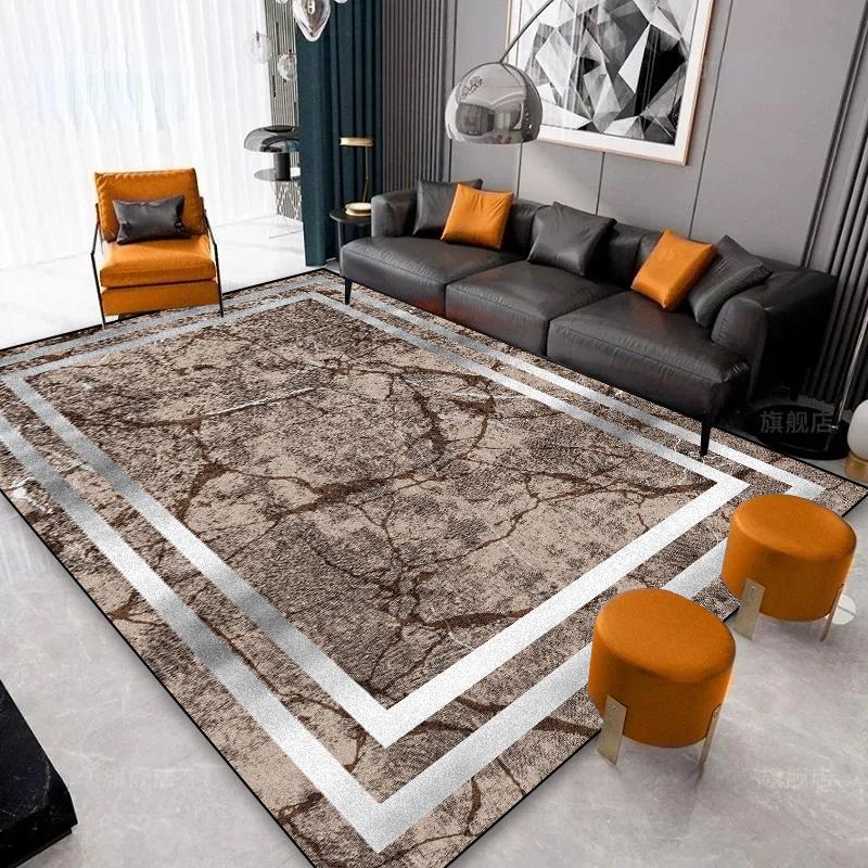 

Nordic Style Large Carpets for Living Room Decoration Abstract Rug Non-slip Luxury Bedroom Lounge Rugs 200x300 Washable Soft Mat 200X250CM