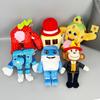 Red Hat Monkey Strawberry Elephant Animals Lizard Corn House Cartoon Anime Plush Toys Stuffed Plushies Doll
