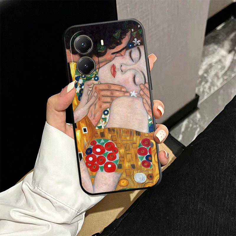 

Kiss By Gustav Klimt Art Soft Phone Case for Xiaomi Poco X5 X6 X7 X8 Pro Max X3 F7 F8 Ultra M8 M7 M6 M5 Redmi 15 15C 14C 13C 12C Xiaomi Poco F7