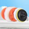 3/4/5 Inch Car Buffing Pads Sponge Foam Kit Car Polishing Sponge Pads Kit Wool Car Polisher Pads Kit Buffer Drill Wheel Polisher