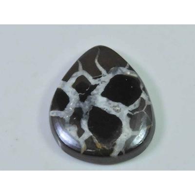 30Cts Natural Septarian Gronate Pear Crystal Cabochon Loose Gemstone 25X30MM SK-2320
