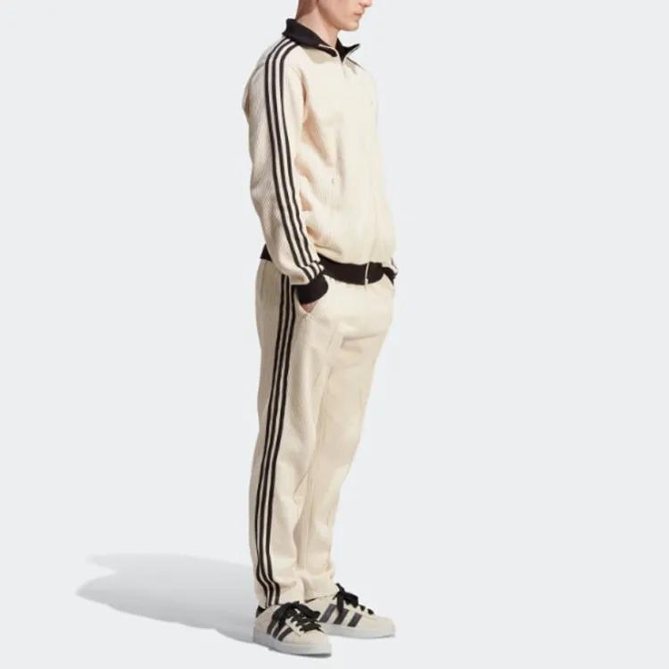 adidas originals Mens Adicolor Classics Waffle Beckenbauer Track Jacket Wonder White (Unisex) Jackets HR3307