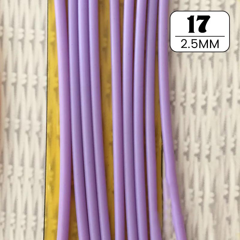 30 Colors 500G Round PE Rattan 2.5/3mm Plastic Synthetic Rattan Weaving Raw Material Furniture Repair Chair Storage Basket DIY