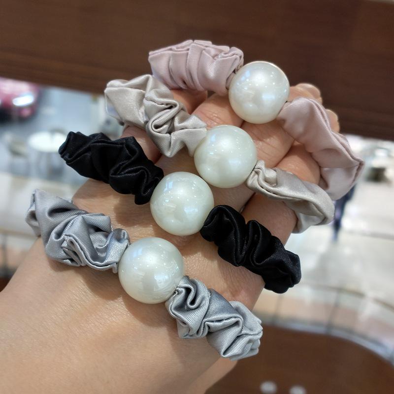 High-Elastic Durable Leather Ponytail Holder - Large Intestine Hair Tie Headband for Girls