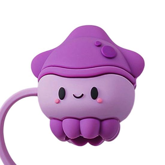 Cute Straw Covers Cap Leak-proof Straw Cap 10mm Diameter Drinking Straw Cover Dust-Proof Straw Lid for 30oz 40oz Tumblers And Outdoor Travel