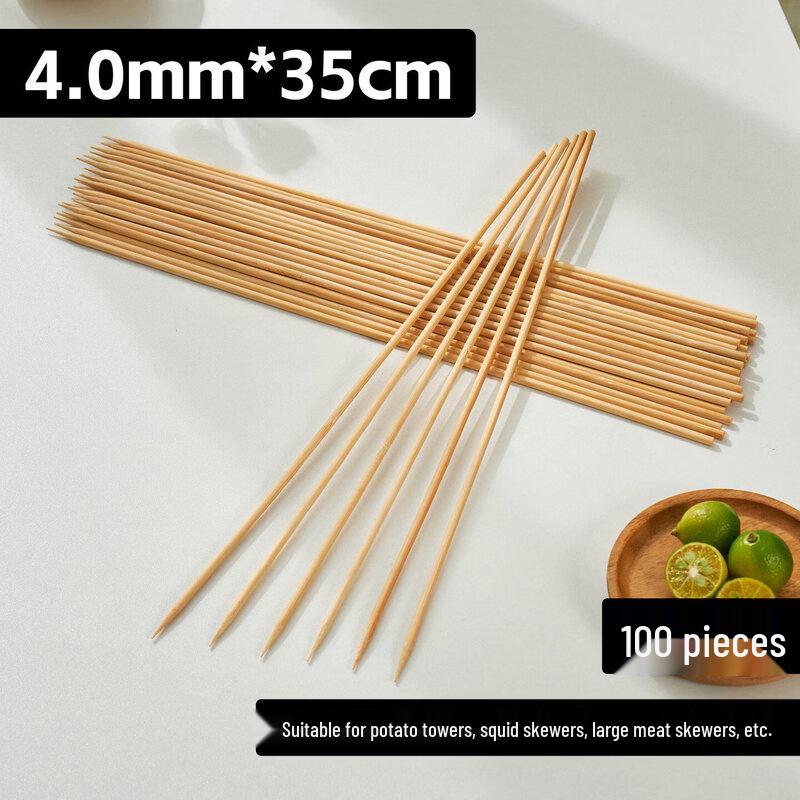 ZISIZ Disposable BBQ Bamboo Skewers