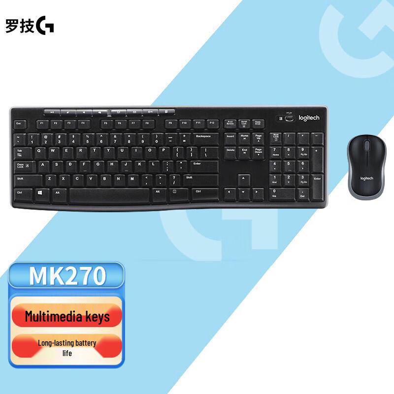 

Logitech MK270 Wireless Keyboard and Mouse Combo