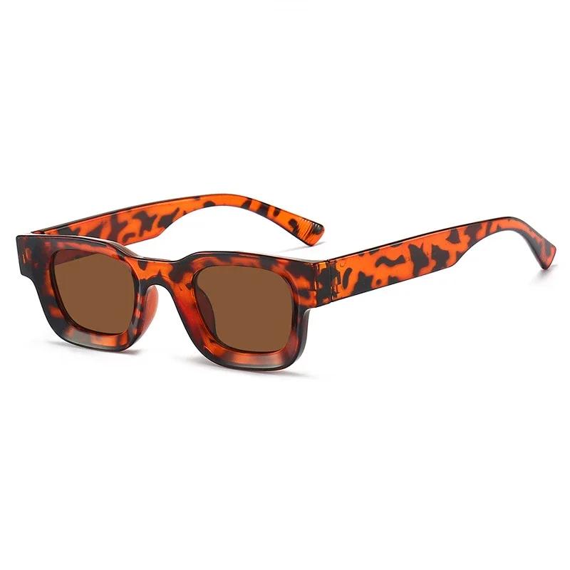 Fashion Travel UV400 Protection Sun Glasses Unisex Small Frame Concave Sunglasses Men Luxury Design Retro Hip-hop Punk Sunglass