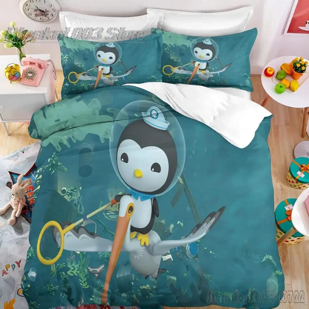 The Octonauts Cartoon Love Child Husă de pat cuvertură HD Husă de pat pentru copii Seturi de lenjerie de pat Lenjerie de pat Decor dormitor