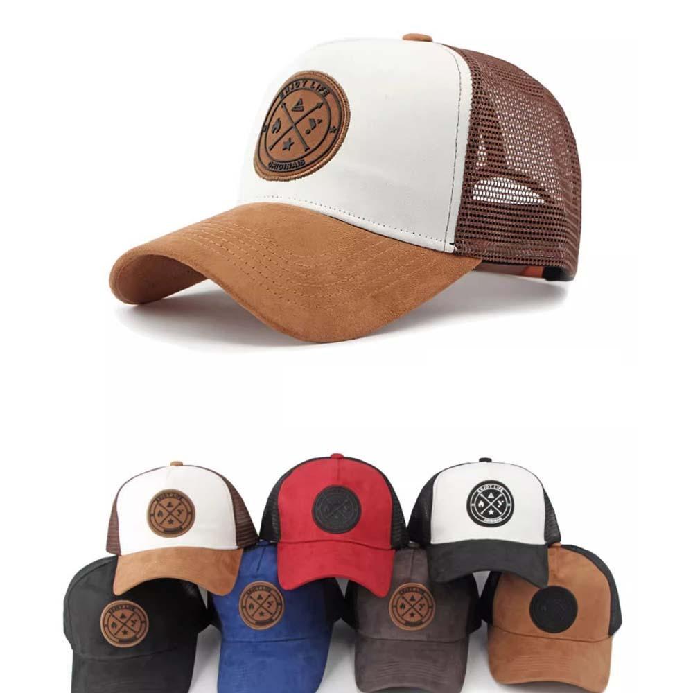 Hollow Out Mesh Peaked Cap Breathable Women Sunshade Hat Trendy Men Baseball Hat  Versatile