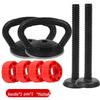 Portable Fitness Accessories: Handle for Dumbbell, Barbell, Kettlebell Swing, Hip Raise, Prone Support