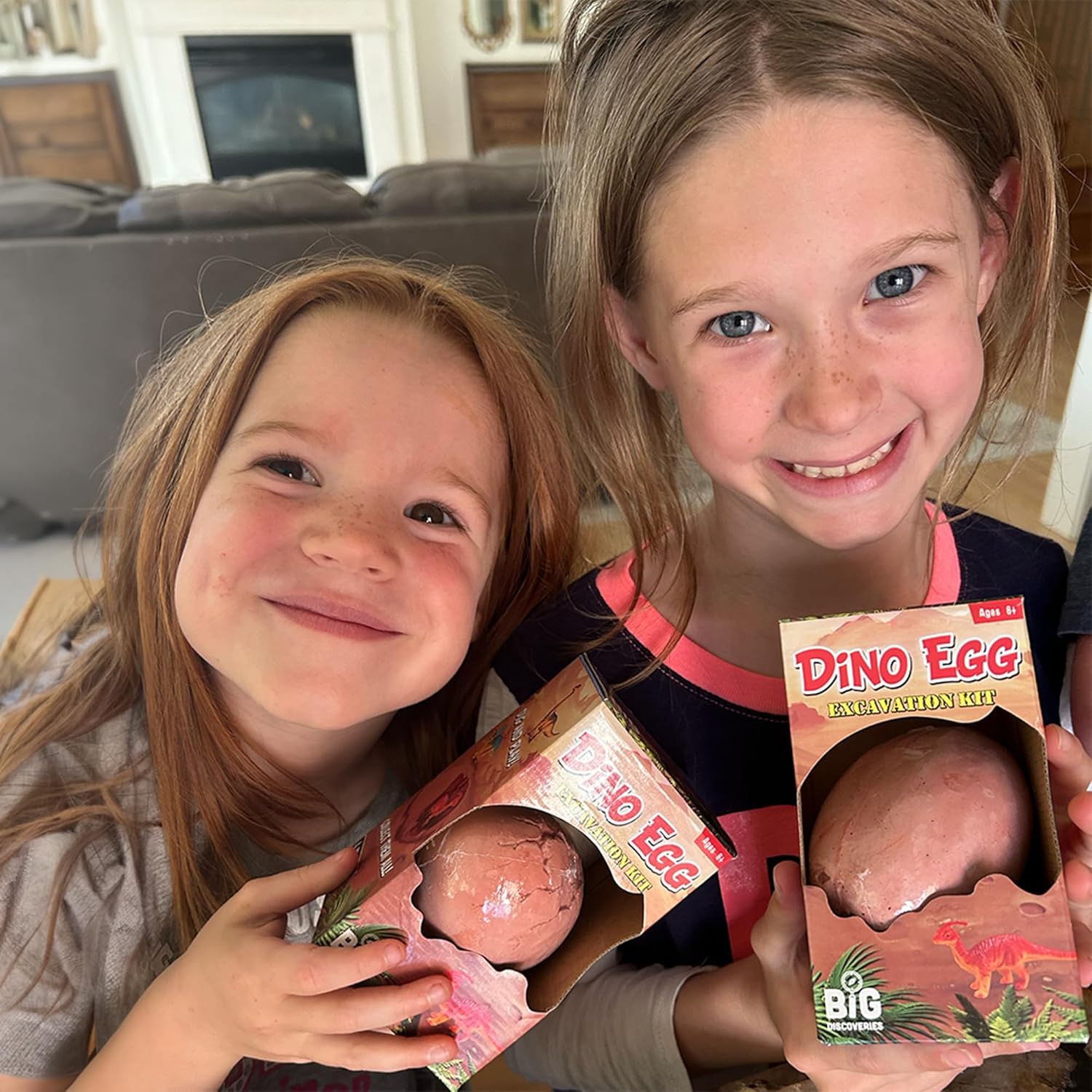 Наборы для раскопок динозавров от Big Discoveries - Откройте доисторические яйца динозавров | Интерактивный набор для раскопок окаменелостей | Игрушка для детей | Шесть