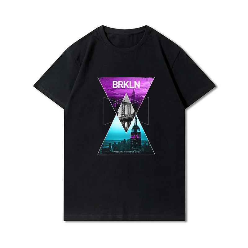 T-shirt Grafica Harajuku Vintage Anni '90 Magliette Donna Brooklyn Estive Oversize Streetwear Top Gotici Punk