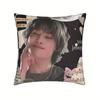 45X45Cm Pillowcase Double Sided Skz Hyunjin Portrait Print Soft Polyester Cushion Cover Decorative Throw Pillow Case For Sofa