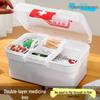 Large Capacity Portable Family First Aid and Medicine Storage Box