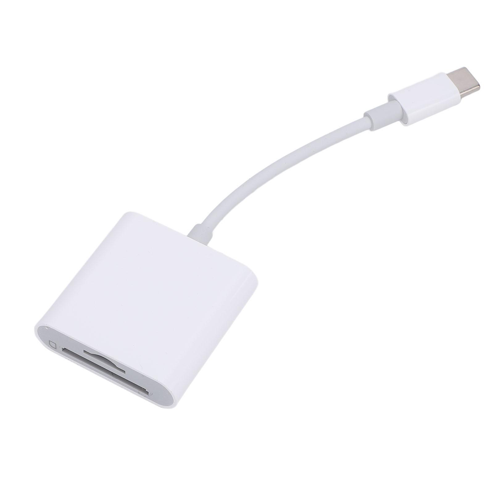

2 in 1 USB C Adapter Card Reader Support Camera Storage Card Memory Card for Phones Laptops Read Speed 500MB S Plug and