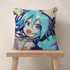 Pillowcase Toon Gift Cushion Cover Bedroom Home Sofa Chair Seat Decor Pillow Case Hot Kawaii Hatsune Anime