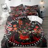Serie Animata Stampa Digitale 3D Set Biancheria da Letto Tre Pezzi Lenzuolo Copripiumino