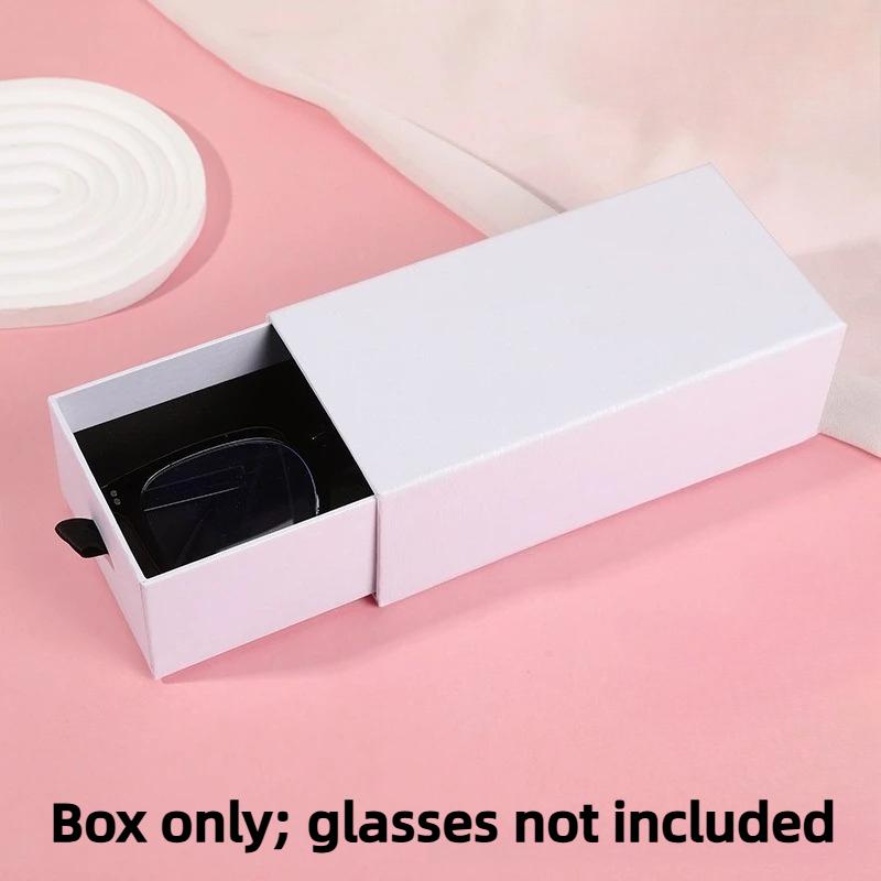 New Eyeglass Packaging Box Drawer-Style Glasses Storage Case Durable Multifunctional Glasses Container Unisex 17.8X8X5.5CM