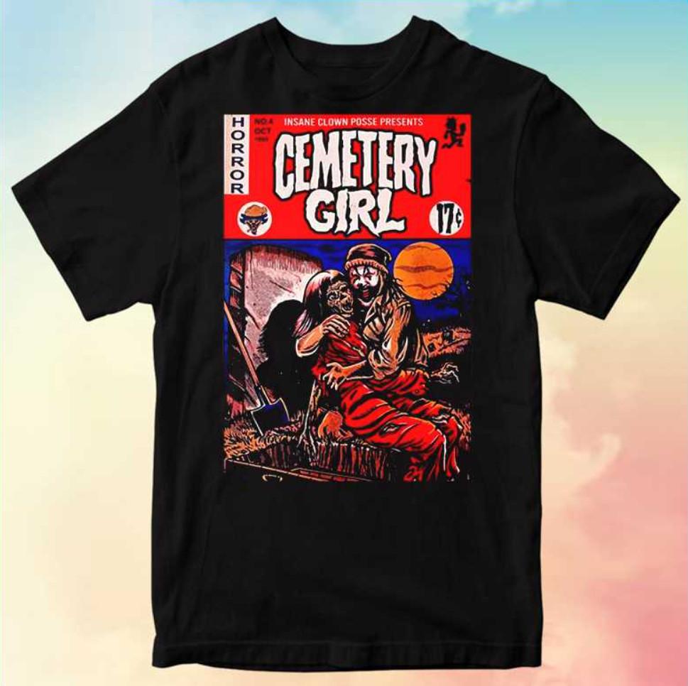 

Insane Clown Posse Present Cemetery Girl Horror T-Shirt Unisex T-Shirt XXL
