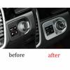Headlight Switch Control Frame Trim 1* For Porsche Cayenne 2018-2021 Matt Silver