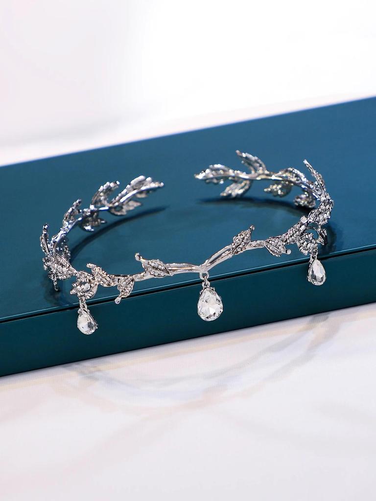 Dětská křišťálová ozdoba na čelo s kamínky a korunka do vlasů