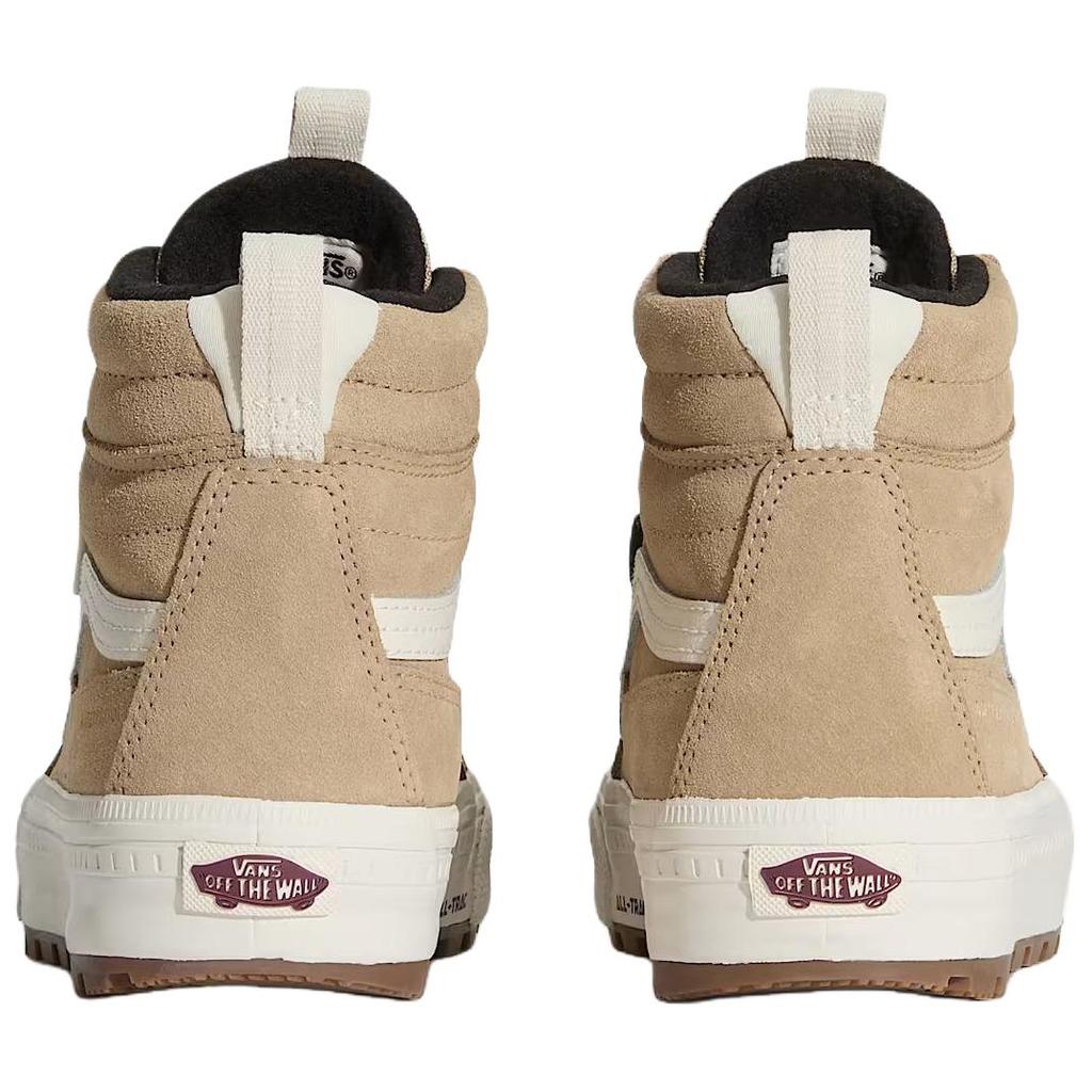 Vans Sk8-Hi Comfortable Soft Waterproof Supportive Breathable High-Top Skate Shoes Unisex Sneakers Brown VN000DAQTWH