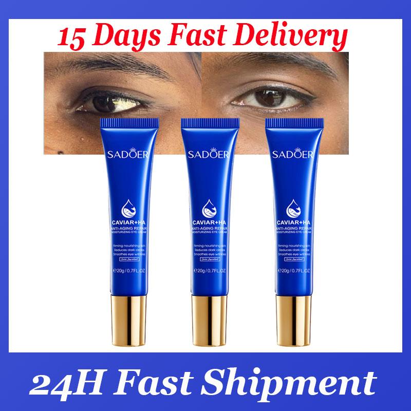 SADOER Caviar Hyaluronic Acid Eye Cream Anti Dark Circles Removal Eyes Bags Firming Moisturizing Beauty Eyes Skin Care Products
