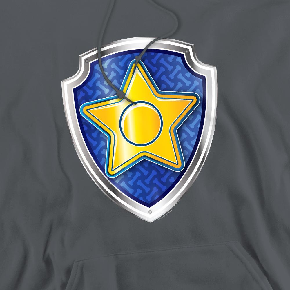 Paw Patrol Mens Chase Badge Hoodie