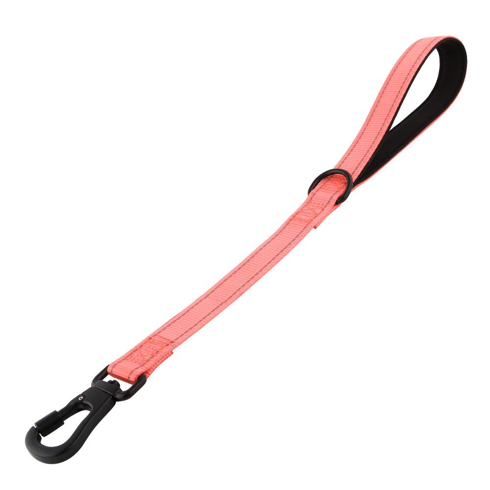 Nylon Short Training Leash for Medium and Large Dogs - Durable Traction Rope