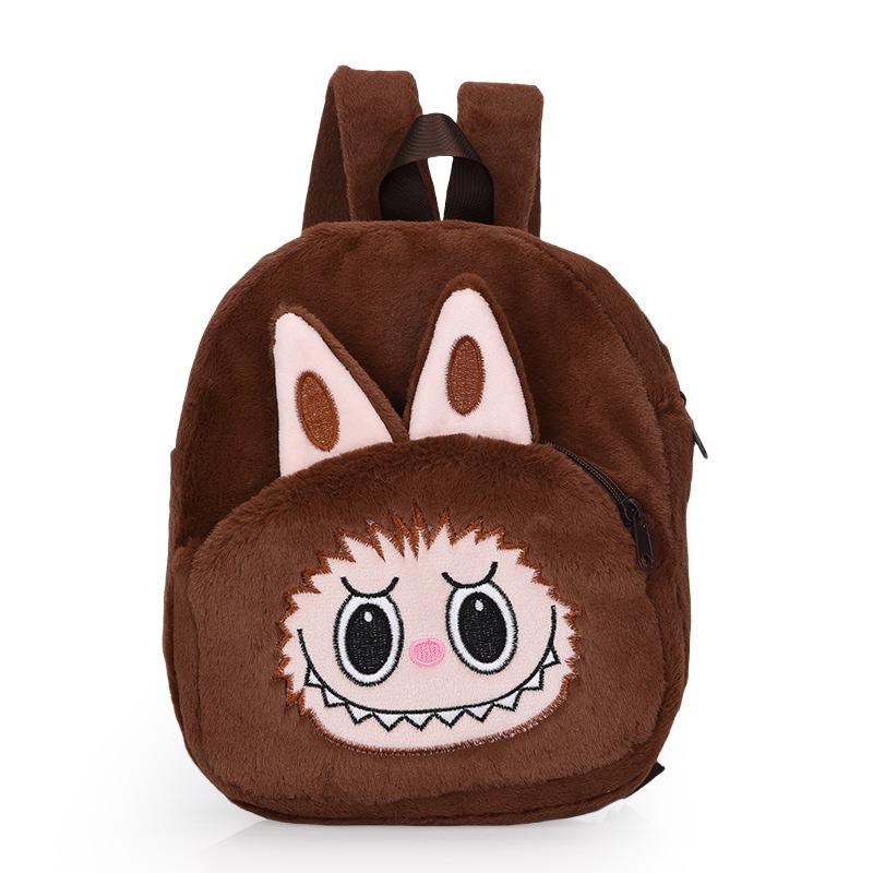 New children's backpack manufacturers wholesale large capacity fluffy backpack Rabub plush toys