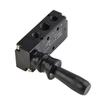 Hand Pull Lever Valve Pneumatic Air Valve 4H210-08 5 Port 2 Position 1/4In PT Control Five Way Manual Valve Tool Part