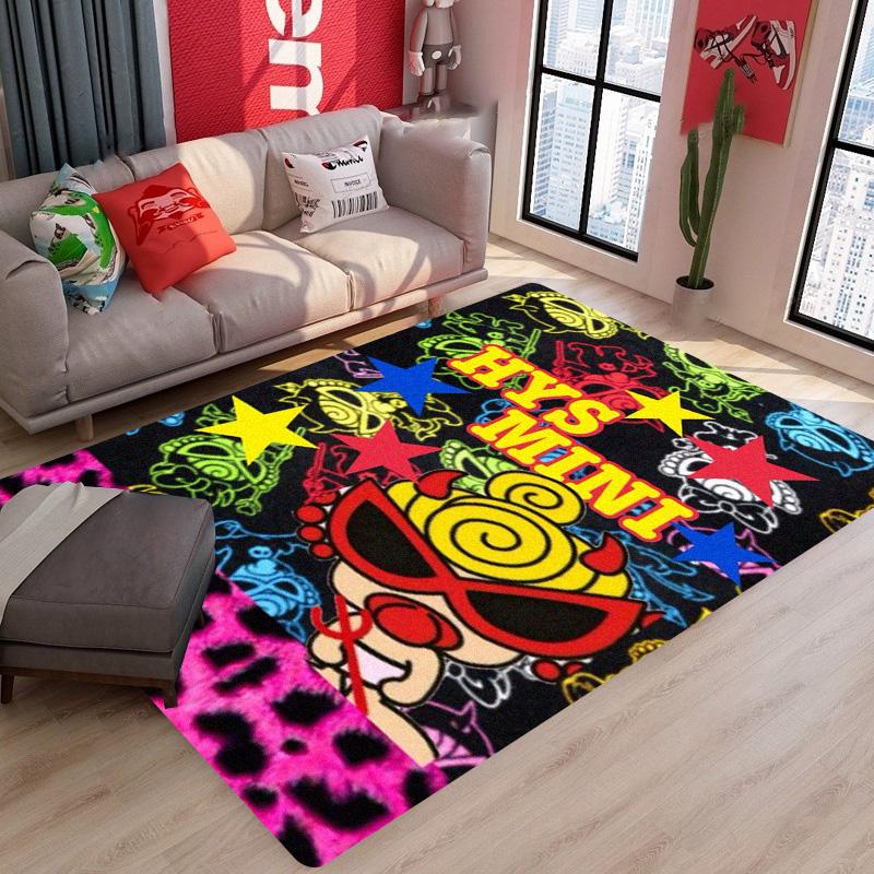 Japan Fashion H-hysteric Mini Carpet Floor Mat Bathroom Kid Room Bedroom Decoration Balcony Anti-Slip Doormat Living Room Rugs
