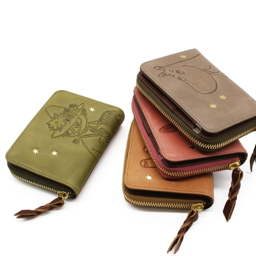 Moomin Bifold Wallet 2 Wallet Genuine Leather Cowhide STANDARD [Moomin] [Official] No.82012