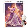 Rapunzel Pearl Painting Kit Handmade DIY Home Decoration Painting Elegant Princess Wall Art Shining Star Decor 118 Characters