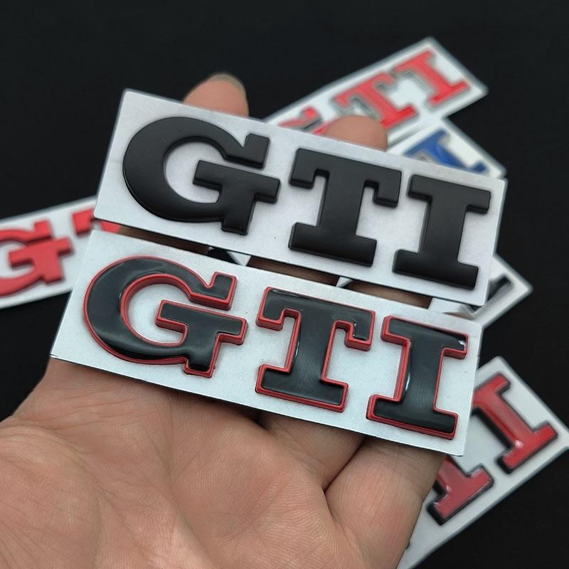 YKPSC1 2026 Hot VOLKSWAGEN 3D Metal Logo GTI Emblem Letters Badge Car Rear Trunk Sticker for Volkswagen VW Golf 4 5 6 7 Polo MK4 MK5 MK