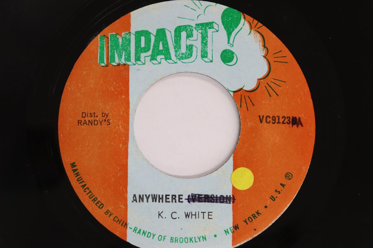 

7inch Record K.C. WHITE - Anywhere But Nowhere VC9123 IMPACT 1973 US Reggae, Ska & Dub Used