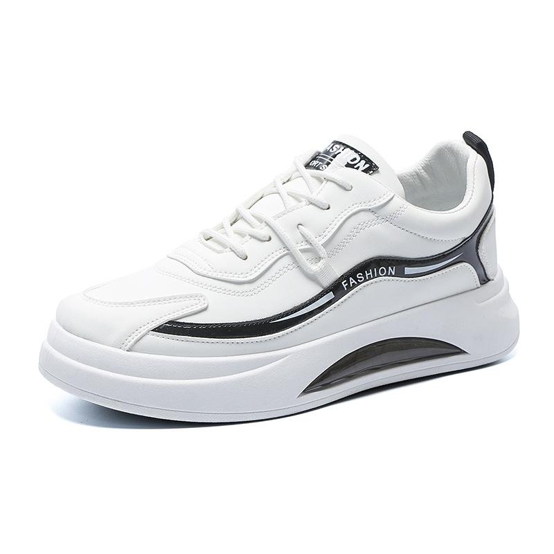 Men's shoes new spring men's shoes platform-soled versatile sports board shoes men's casual leather shoes