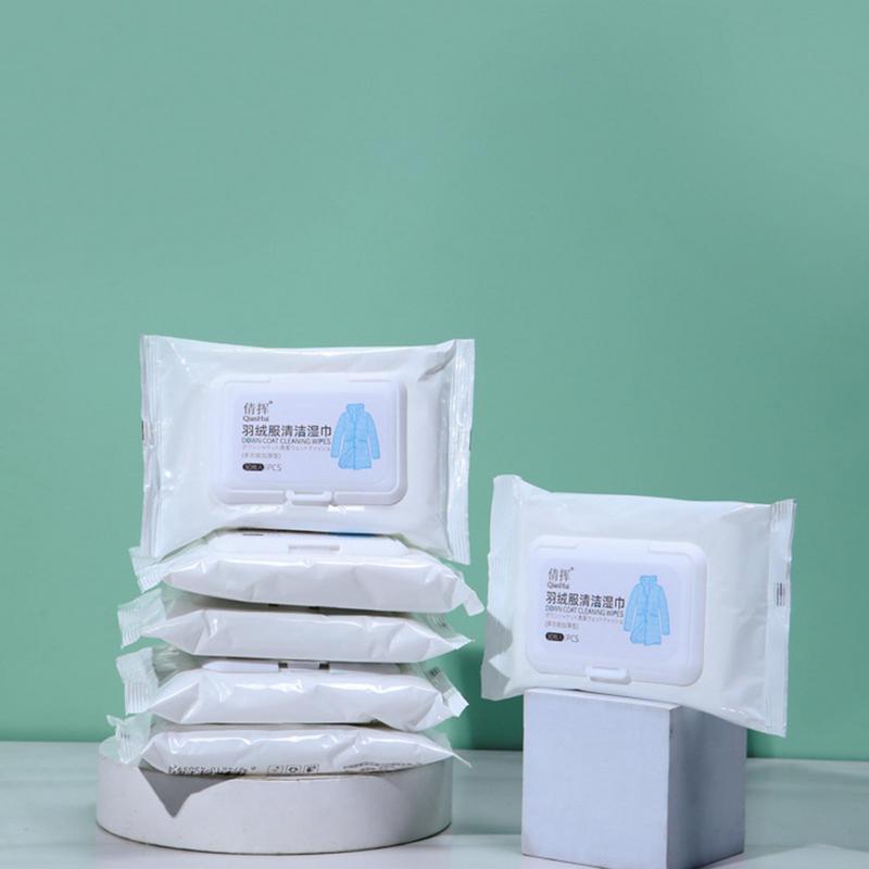Down Coat Cleaning Care For Jackets Quickly Remove Stain Wet Wipes Clothes Cleaning Care Wash-free Cleaning Wipes Stain Removal