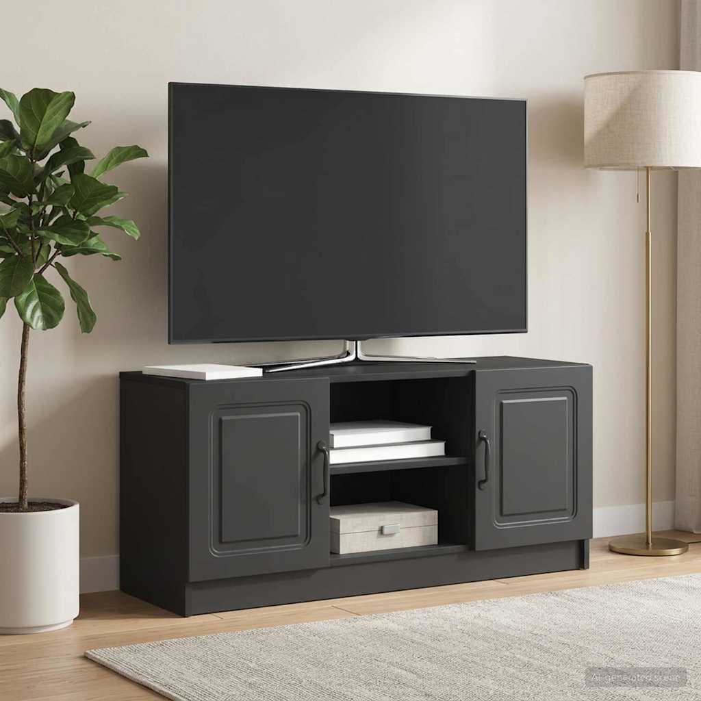 TV Cabinet Black 102 x 34.5 x 47 cm Particleboard