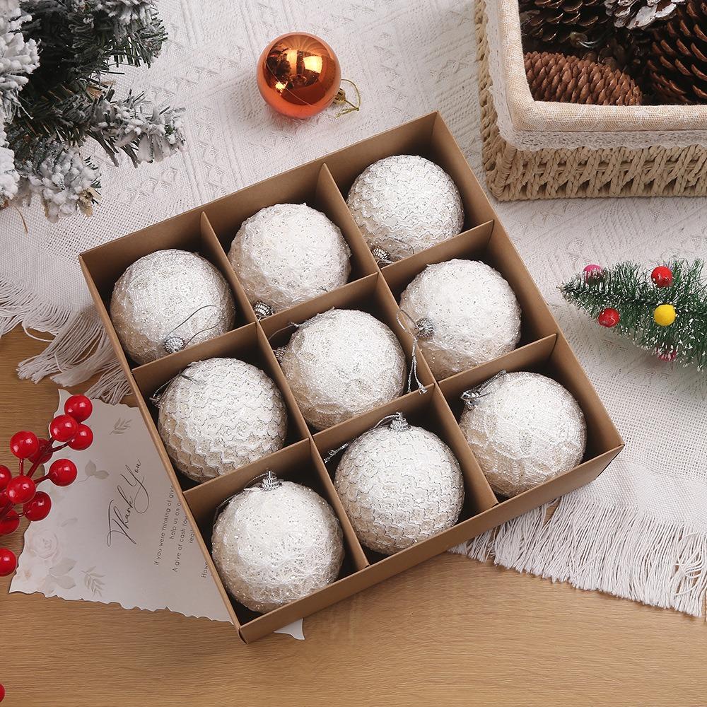 9Pcs/Box DIY Crafts Xmas Tree Ornament Party Supplies Xmas Tree Hanging  Merry Christmas