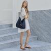 Heart Pattern Eco Bag - NAVY