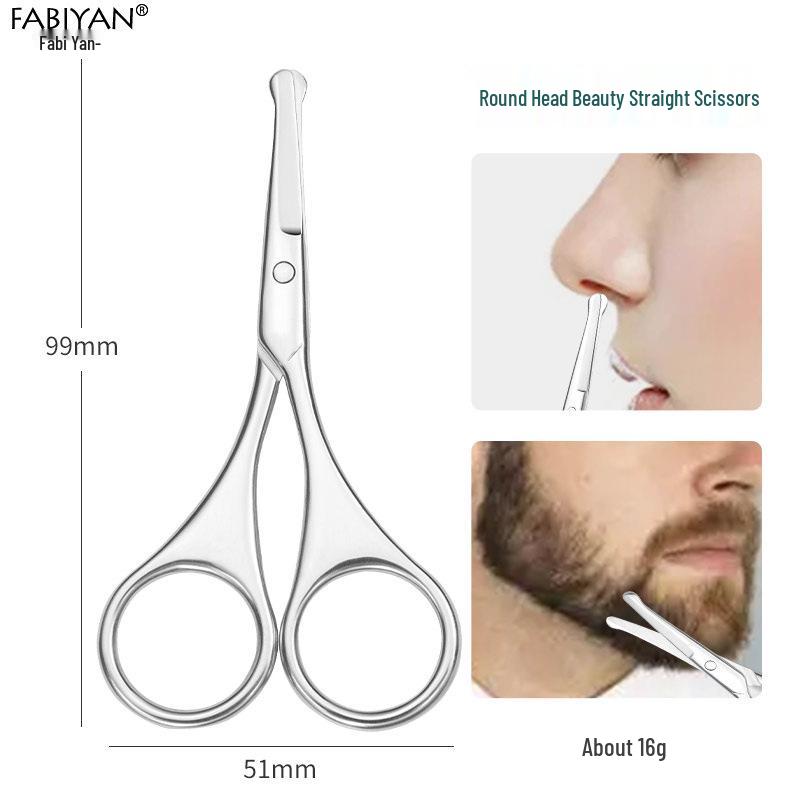 Stainless Steel Precision Cuticle and Eyebrow Trimming Scissors