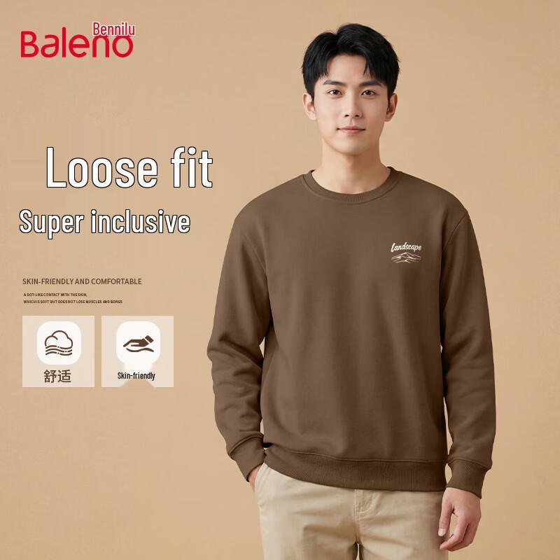 Baleno Men's Casual Crew Neck Sweatshirt