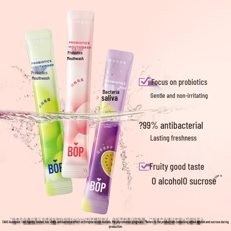 bop Probiotic Fresh Mouthwash Sachets