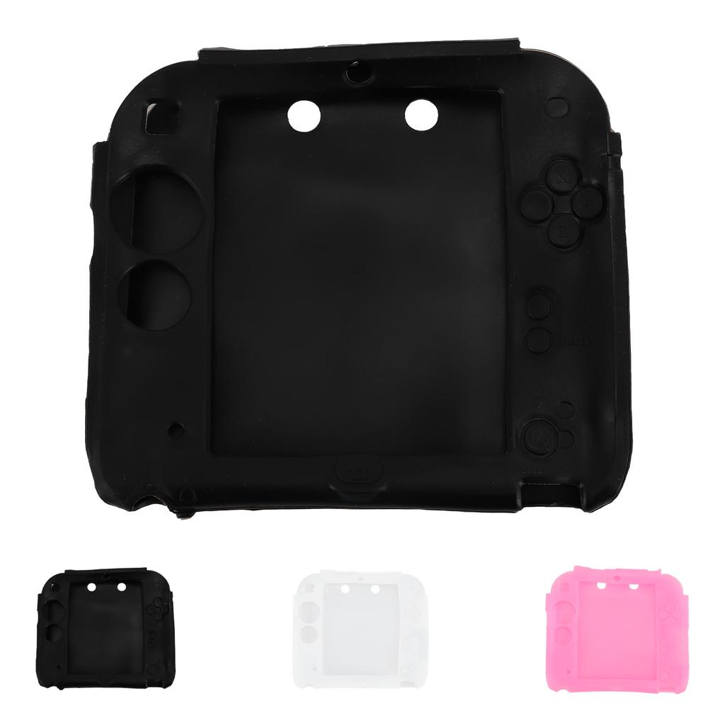 Protective Cover for 2DS Scratch Resistant Soft Silicone Skin Case with Top and Bottom Screen Protec
