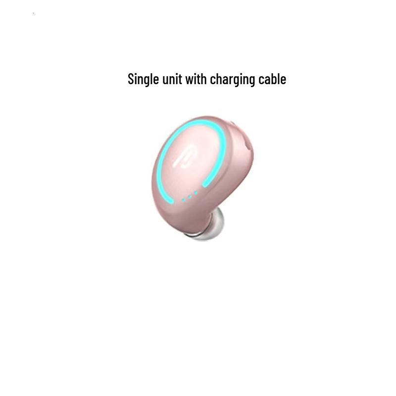 B8 Mini Invisible TWS Noise-Cancelling Bluetooth Earbuds with Charging Case