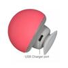 Mini haut-parleur champignon BT, caisson de basses portable sans fil avec micro et ventouse pour tablettes/smartphones
