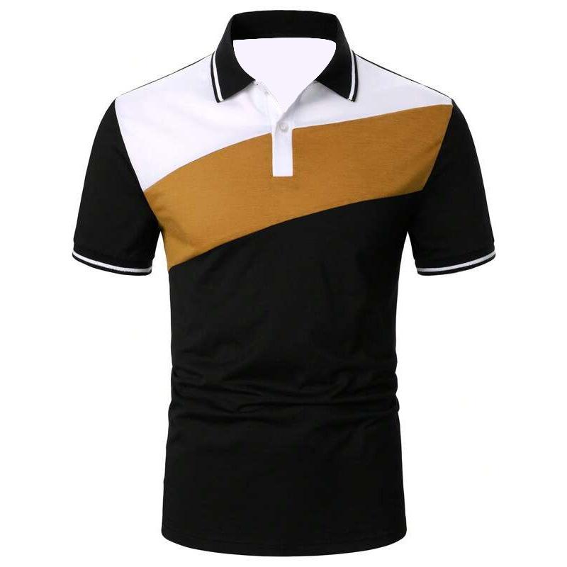 Casual essential! Short-sleeve polo shirt, stylish and versatile.