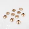 Gold Ripple Four-Eye Decorative Button for Clothing and Accessories